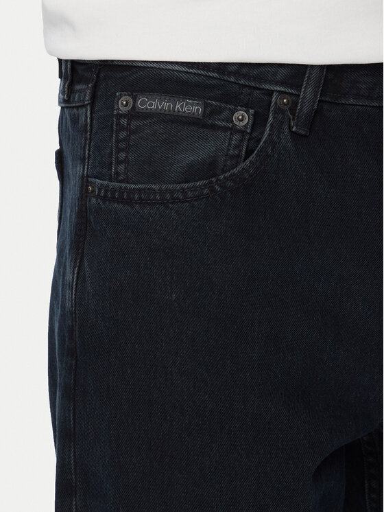 Calvin Klein Jeans Calvin Klein Jeans Jeans hlače LV040EM716 Črna Straight Fit