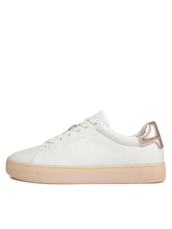 Calvin Klein Calvin Klein Tenisice Cupsole Lace Up Pearl HW0HW01897 Bijela