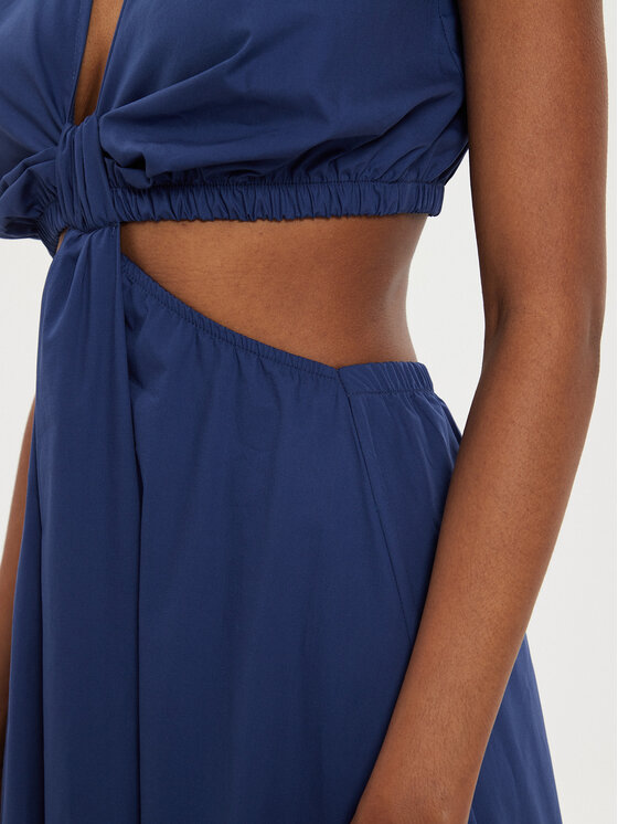 ViCOLO ViCOLO Letné šaty TB2502 Tmavomodrá Regular Fit