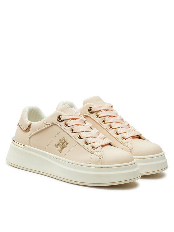 Tommy Hilfiger Tommy Hilfiger Sneakersy Low Cut Lace-Up Sneaker T3A9-33749-1355 M Różowy