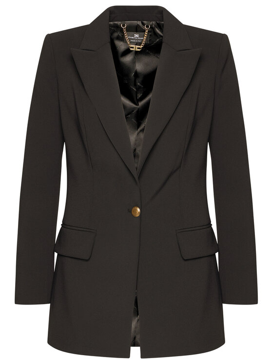 Elisabetta Franchi Elisabetta Franchi Піджак GI-945-06E2-V409 Чорний Regular Fit