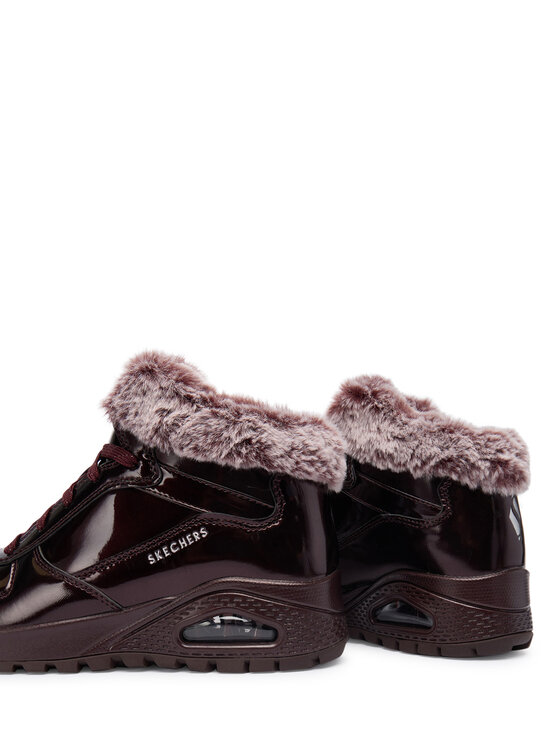 Skechers Skechers Īsie zābaki Uno Rugged 168126/BURG Bordo