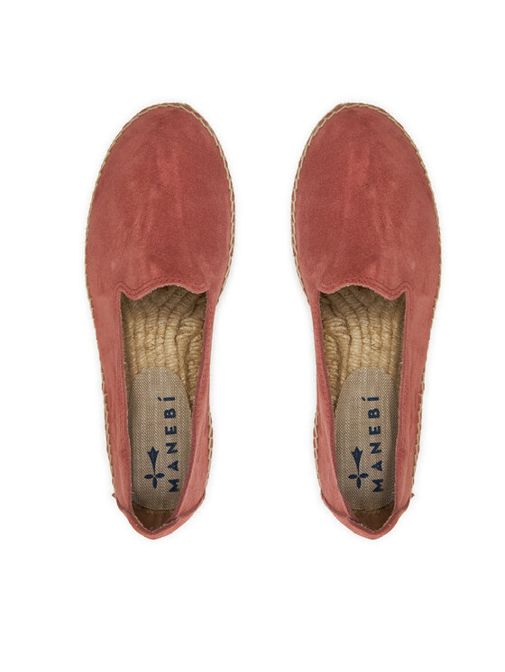 Manebi Manebi Espadrilles Hamptons Double Sole Espadrilles R 7.0 D0 Rózsaszín