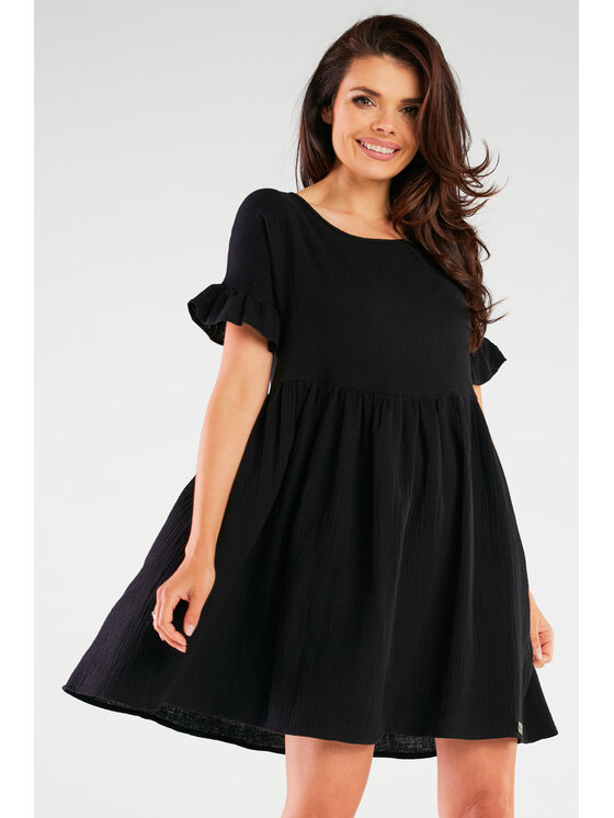 Infinite You Infinite You Sukienka M260 Czarny Basic Fit