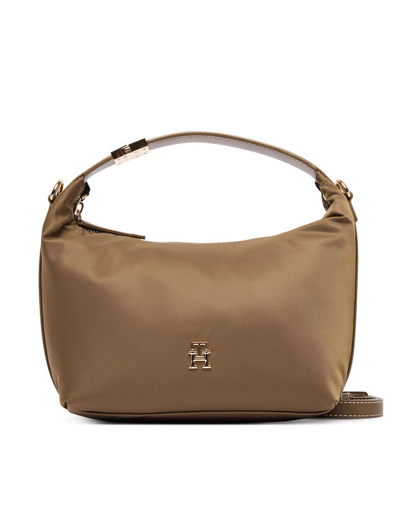 Tommy Hilfiger Tommy Hilfiger Kabelka Th Go Crossover Nylon AW0AW18164 Hnedá