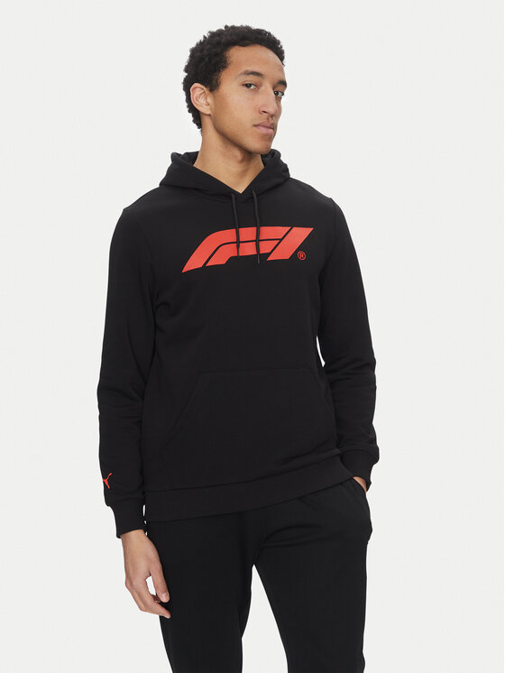 Puma Puma Mikina F1 Ess Logo 625853 Černá Regular Fit