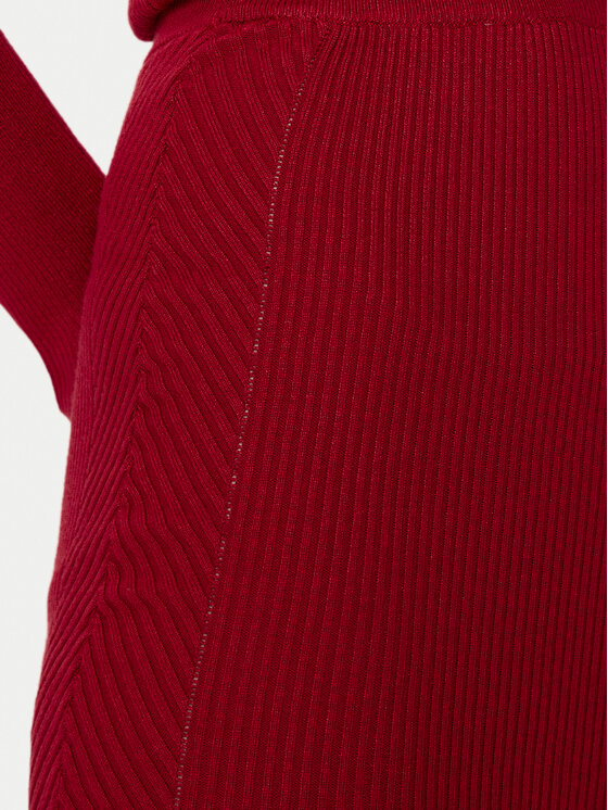 Guess Guess Midi sukně W5RD15 Z2V62 Červená Slim Fit