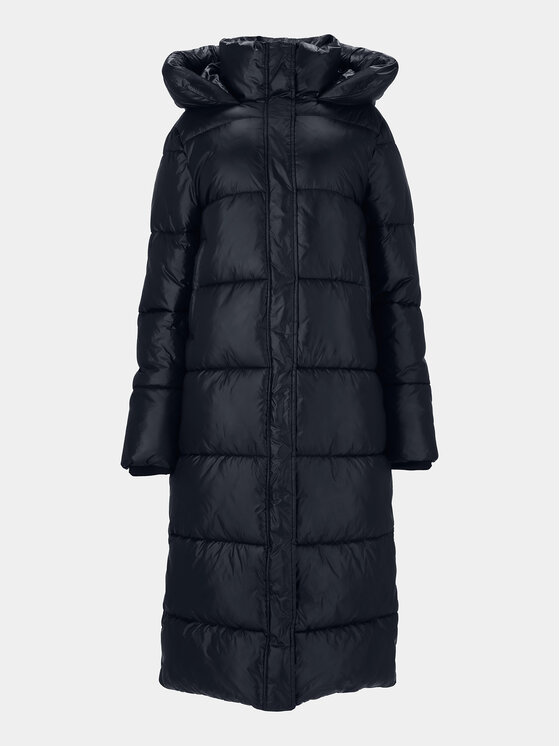 Athlecia Athlecia Płaszcz zimowy Elly W Maxi Puffer EA233361 Czarny Regular Fit