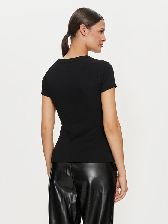 Guess Jeans Guess Jeans T-shirt W4YI64 KA0H1 Nero Slim Fit