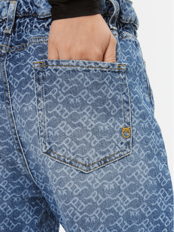 PINKO Pinko Džinsi Flexi 100232 A0IA Zils Relaxed Fit