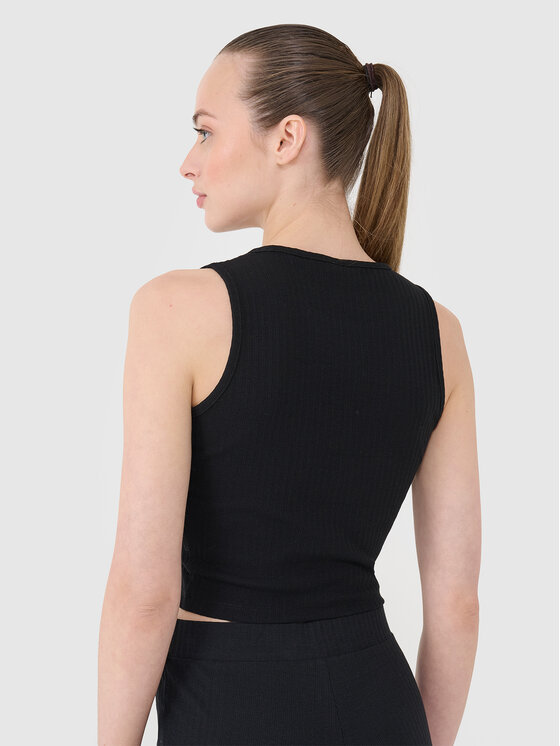 4F 4F Tank top MIDSHOP TEXTILE Czarny Slim Fit