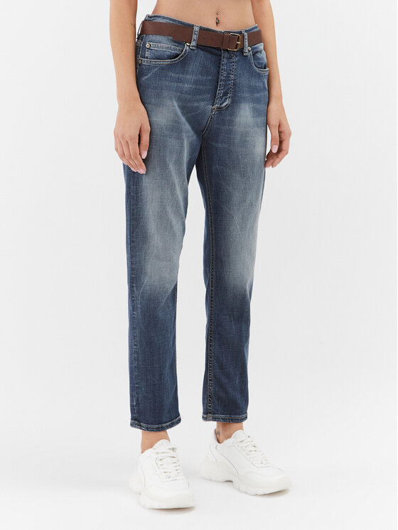 Please Jeans hlače P2TDBQ2W1Y Modra Slim Fit