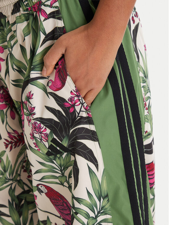 adidas adidas Pantaloni da tuta Farm Rio Premium KD4642 Verde Loose Fit