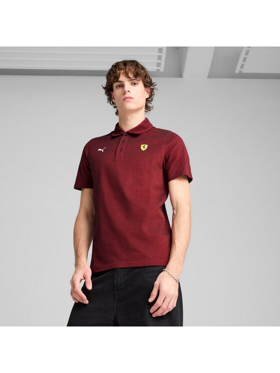 Puma Puma Polo 630186 Czerwony Regular Fit