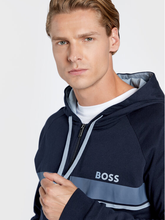 Felpa Authentic 50480549 Blu scuro Regular Fit