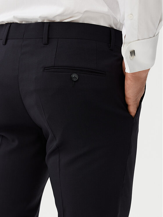 Evenemen Evenemen Garnitur Pelle Granatowy Slim Fit