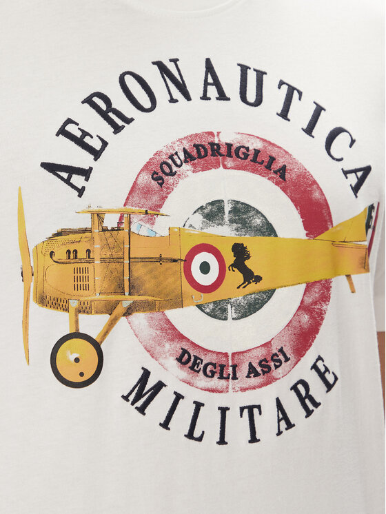 Aeronautica Militare Aeronautica Militare Majica 251TS2414J641 Bela Regular Fit