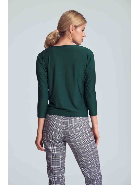 FIGL FIGLFIGL Blusa M710 Verde Regular Fit