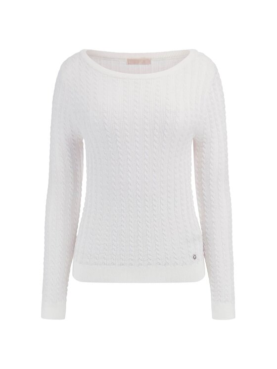 Guess Guess Bluza 170079 Biały Classic Fit