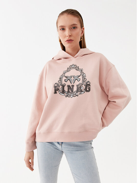 PINKO Pinko Majica dugih rukava Sisma 101767 A13M Ružičasta Regular Fit