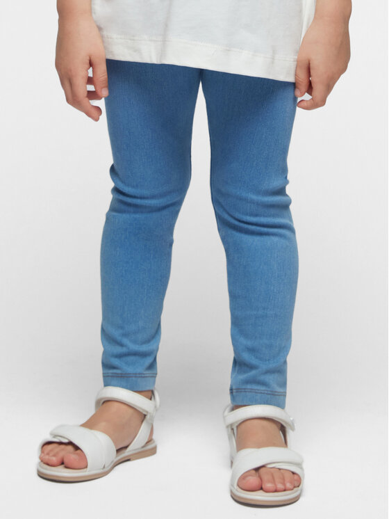 Mayoral Mayoral Komplet majica in legice 3706 Modra Slim Fit
