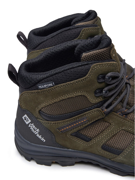 Jack Wolfskin Jack Wolfskin Trekking čevlji Vojo 3 Texapore Mid M 4042462 Khaki