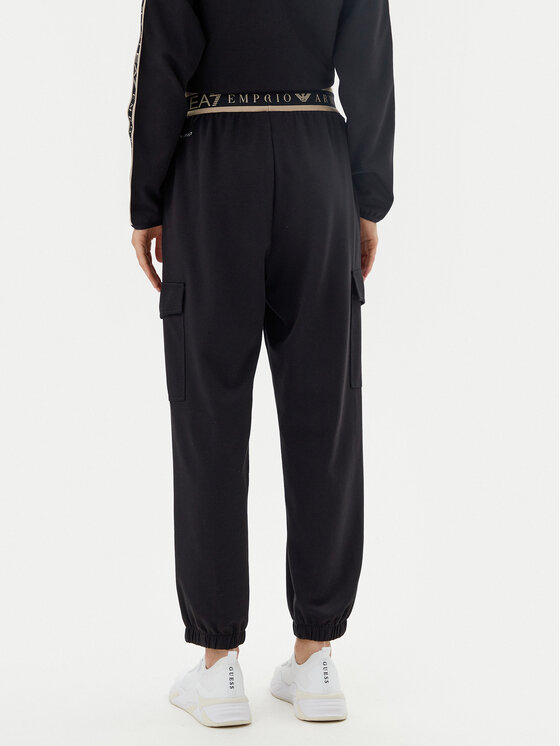 EA7 Emporio Armani EA7 Emporio Armani Spodnji del trenirke 7W000282 AF12501 UC001 Črna Loose Fit