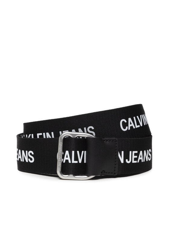 Calvin Klein Jeans Calvin Klein Jeans Pasek Męski Slider Webbing Belt 38mm K50K507064 Czarny