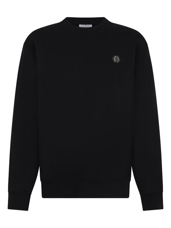 PHILIPP PLEIN PHILIPP PLEIN Bluza 29834 Czarny Regular Fit