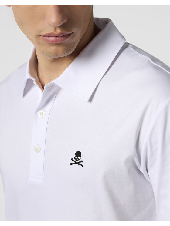PHILIPP PLEIN PHILIPP PLEIN Polokošeľa 26251 Biela Slim Fit