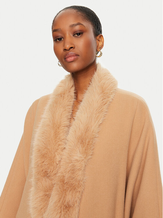 YES LONDON YES LONDON Cappotto di lana CD1193/ECO Marrone Regular Fit