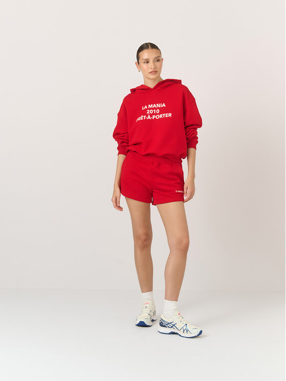 La Mania La Mania Felpa TAYLA Rosso Classic Fit