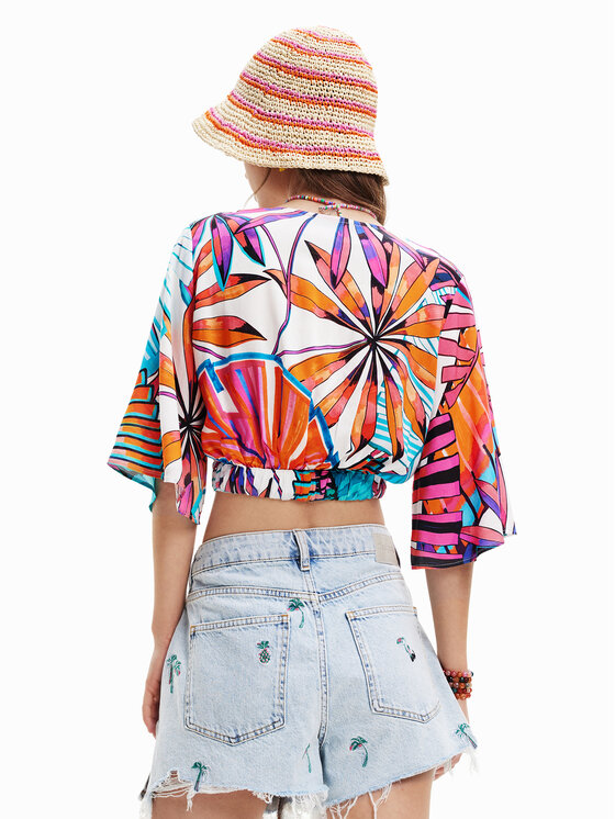 Desigual Desigual Bluse 23SWMW09 Bunt Regular Fit