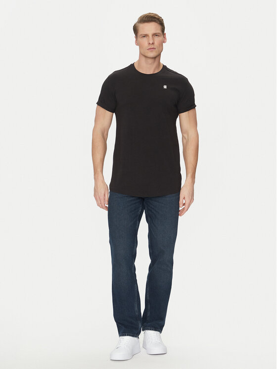 G-Star Raw G-Star Raw T-Shirt Lash D16396-B353-2199 Czarny Relaxed Fit