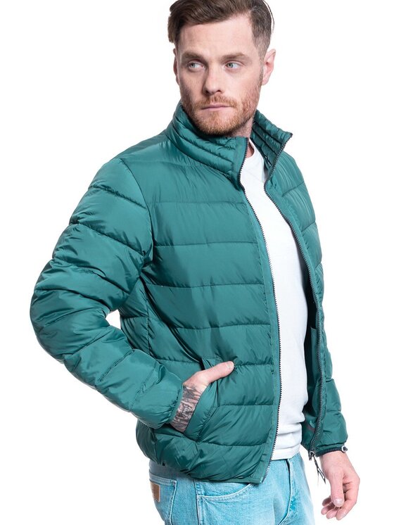 Mustang Mustang Giubbotto invernale DANIEL LIGHT PADDED Verde Regular Fit