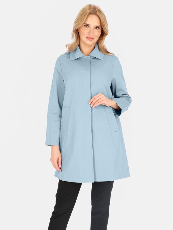 Perso Perso Prechodný kabát BLE252535F Modrá Regular Fit