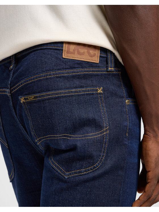 Lee Lee Jeansy DAREN ZIP FLY Niebieski Straight Fit