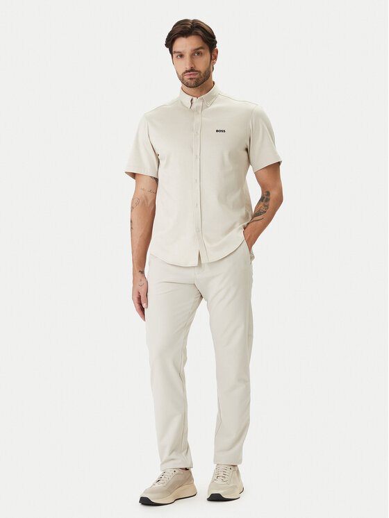 BOSS BOSS Camicia ST Motion 50555951 Beige Regular Fit