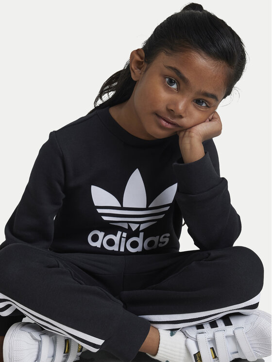 adidas adidas Tepláková súprava adicolor IY4784 Čierna Regular Fit