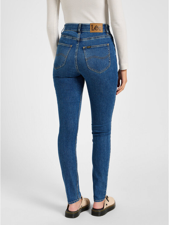 Lee Lee Jeansy ULC SKINNY Niebieski Skinny Fit