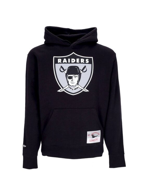 Mitchell & Ness Mitchell & Ness Felpa TEAM LOGO HOODY OAKLAND RAIDERS Nero Regular Fit