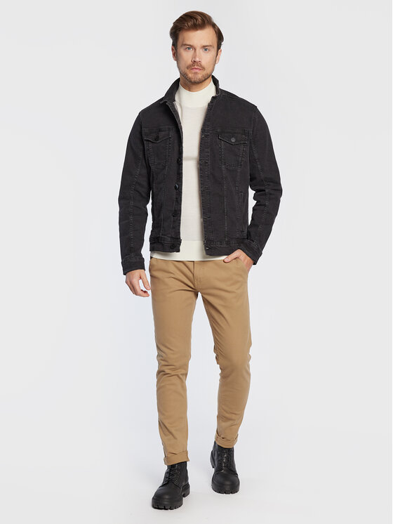 Blend Blend Jeansjacke Naril 20710737 Schwarz Regular Fit