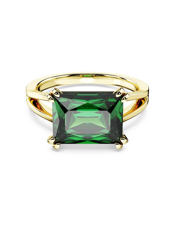 Pierścionek Swarovski, Zielony, Matrix 5677144