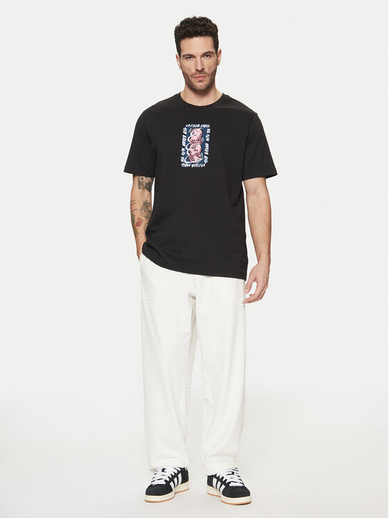 adidas adidas Tricou Trefoil Series JP2670 Negru Regular Fit
