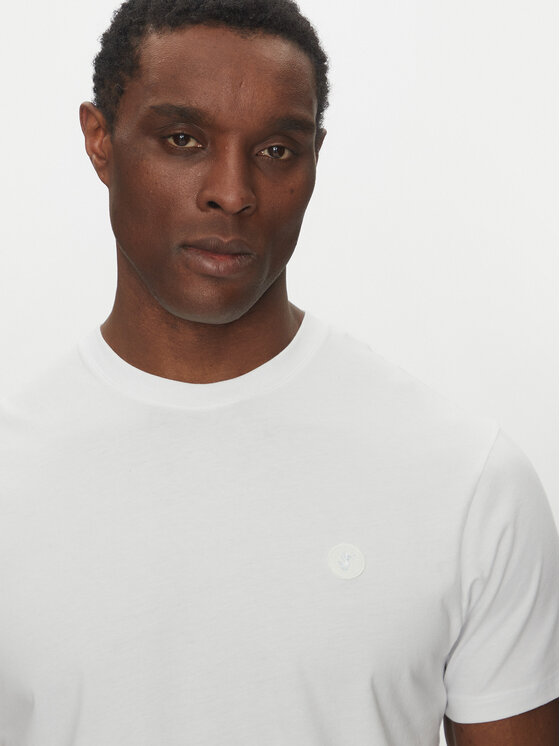 Save The Duck Save The Duck T-krekls DT1194M BESY20 Balts Regular Fit