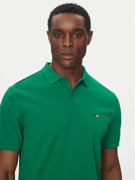 Hechter Paris Hechter Paris Polo marškinėliai Pique H-Eco 74004 151902 Žalia Regular Fit