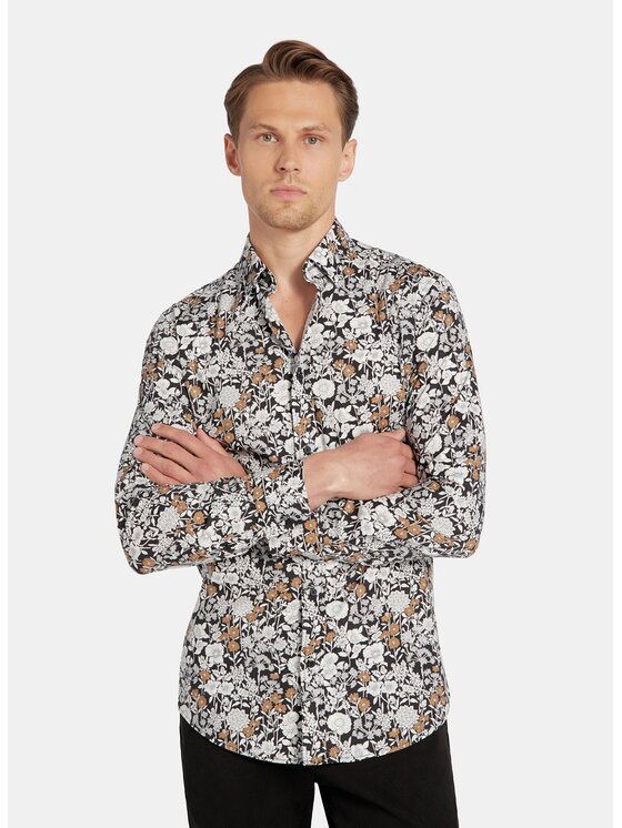Pako Lorente Pako Lorente Koszula P25WF-1X-028 Kolorowy Slim Fit