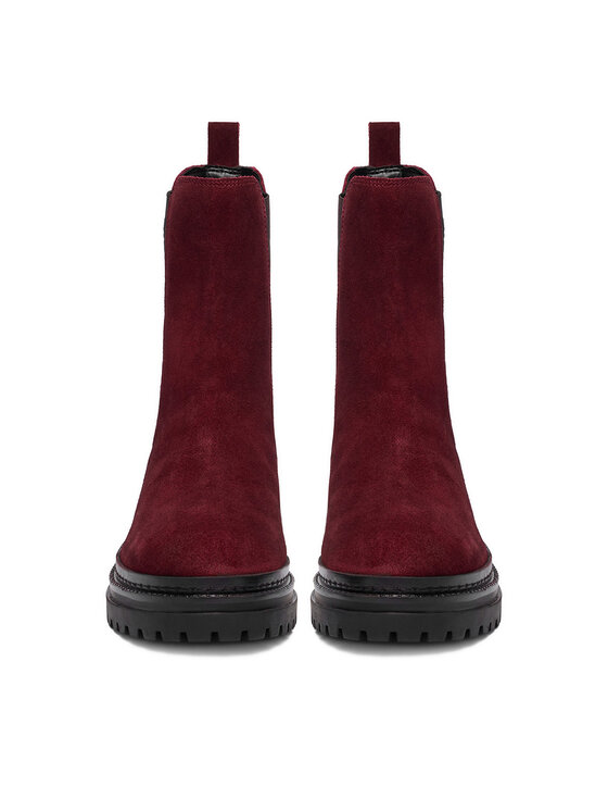 U.S. Polo Assn. U.S. Polo Assn. Gležnjarji Chelsea CEO-VIZAG001W/ELE1 Bordo rdeča