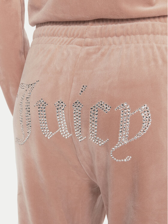 Juicy Couture Juicy Couture Spodnji del trenirke Tina JCAPW045 Bež Regular Fit