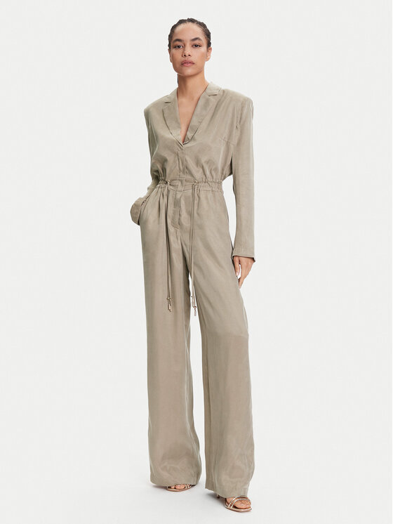Guess Guess Salopetă W5YD14 WH5N2 Bej Regular Fit